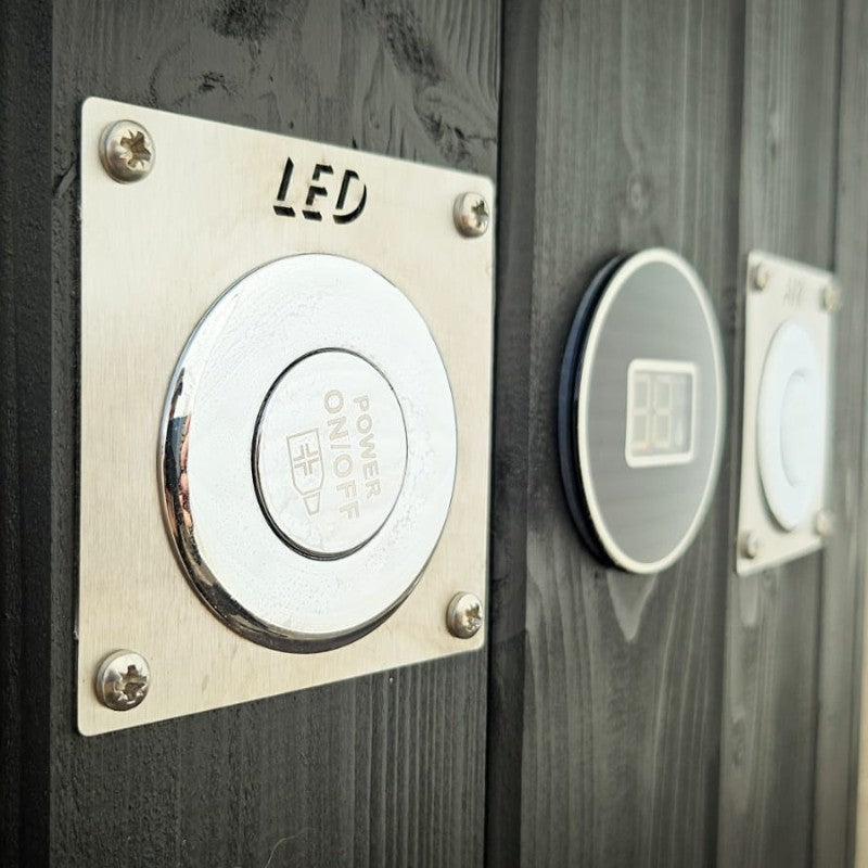 boutton LED bain nordique